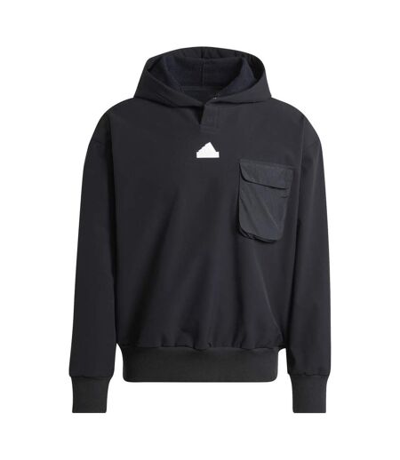 Mens City Escape Premium Hoodie Black Adidas