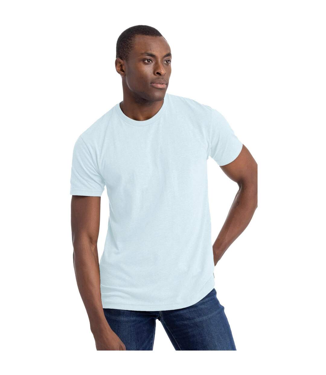T-shirt Adulte Bleu Glacier Next Level Apparel-1