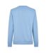 Mens Stitch Crew Neck Sweatshirt Pastel Blue Boss-2