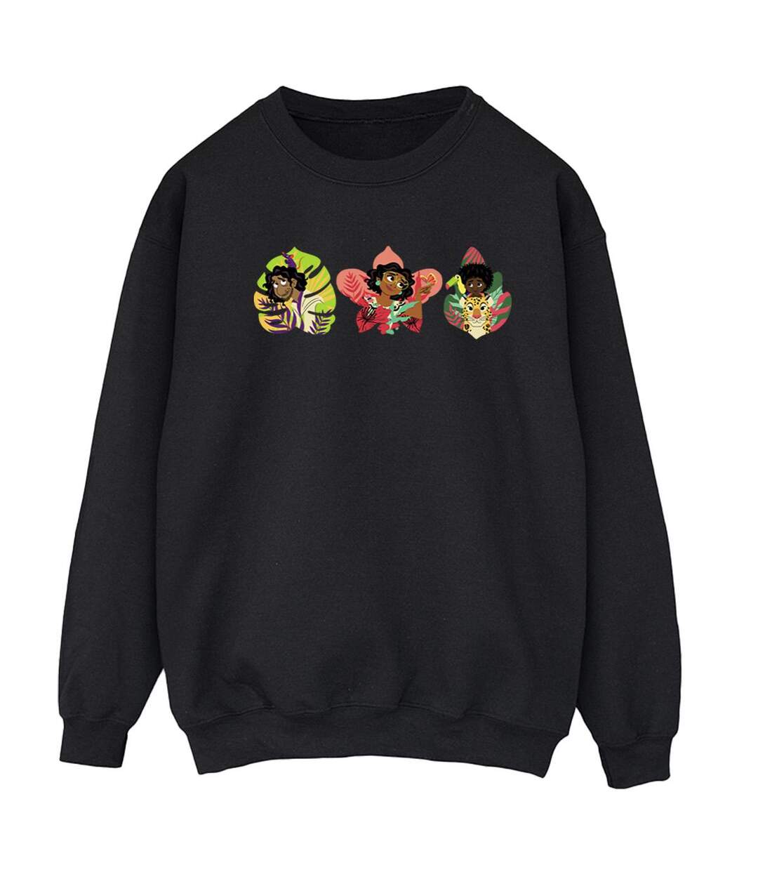 Disney Womens/Ladies Encanto Family Line Sweatshirt (Noir) - UTBI16947-1