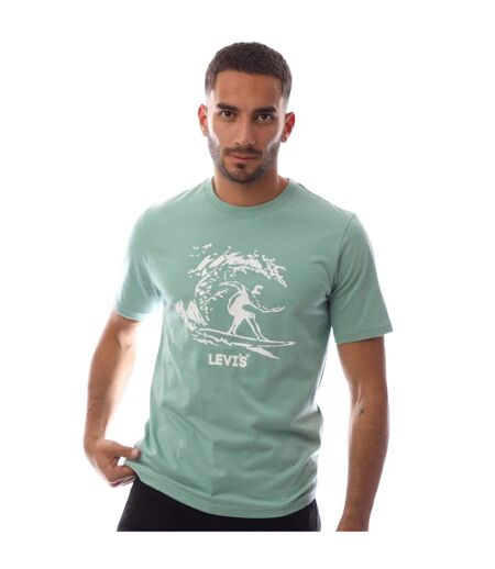 T-shirt Motif/style Imprimé Graphique Homme Vert Levis