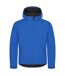 Mens Classic Soft Shell Jacket Royal Blue Clique-1
