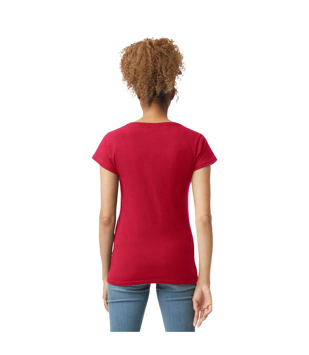 T-shirt Softstyle Femme Rouge Vif Gildan-3