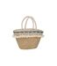 Sac de Plage Avec Franges Santorin 58cm Naturel