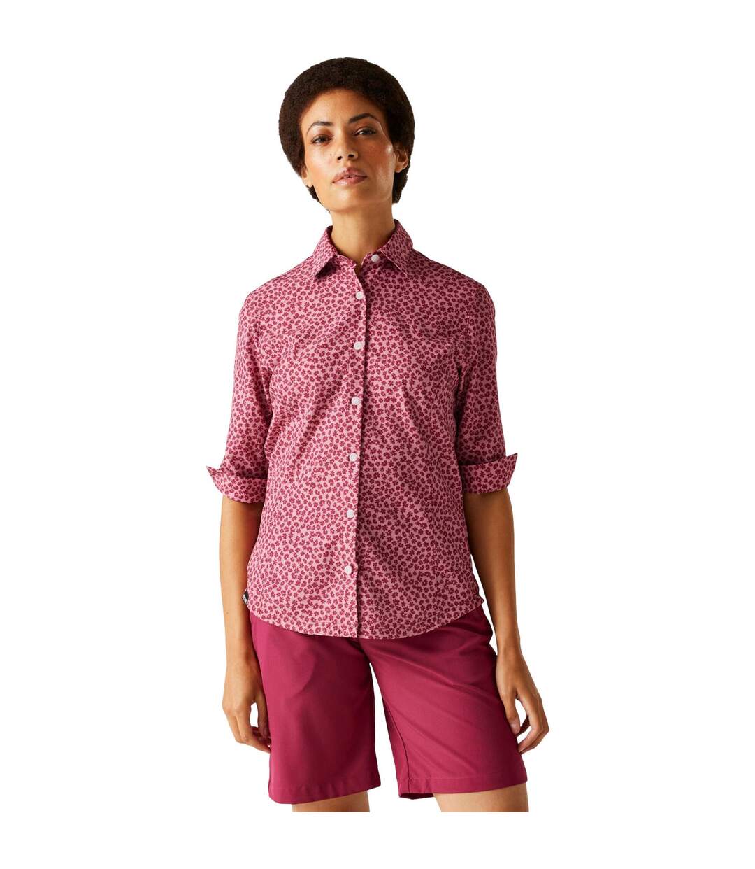 Chemisier Kinnis Femme Lilas Regatta-1