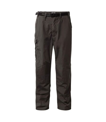 Pantalon Décontracté À Taille Haute Semi-élastiquée Kiwi Classic Homme Marron Gris Craghoppers