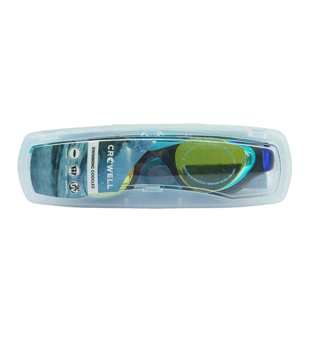 Childrens/kids Splash Swimming Goggles Blue Crowell-2