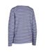 Womens/ladies karen yarn dyed stripe shirt cool blue Trespass-2