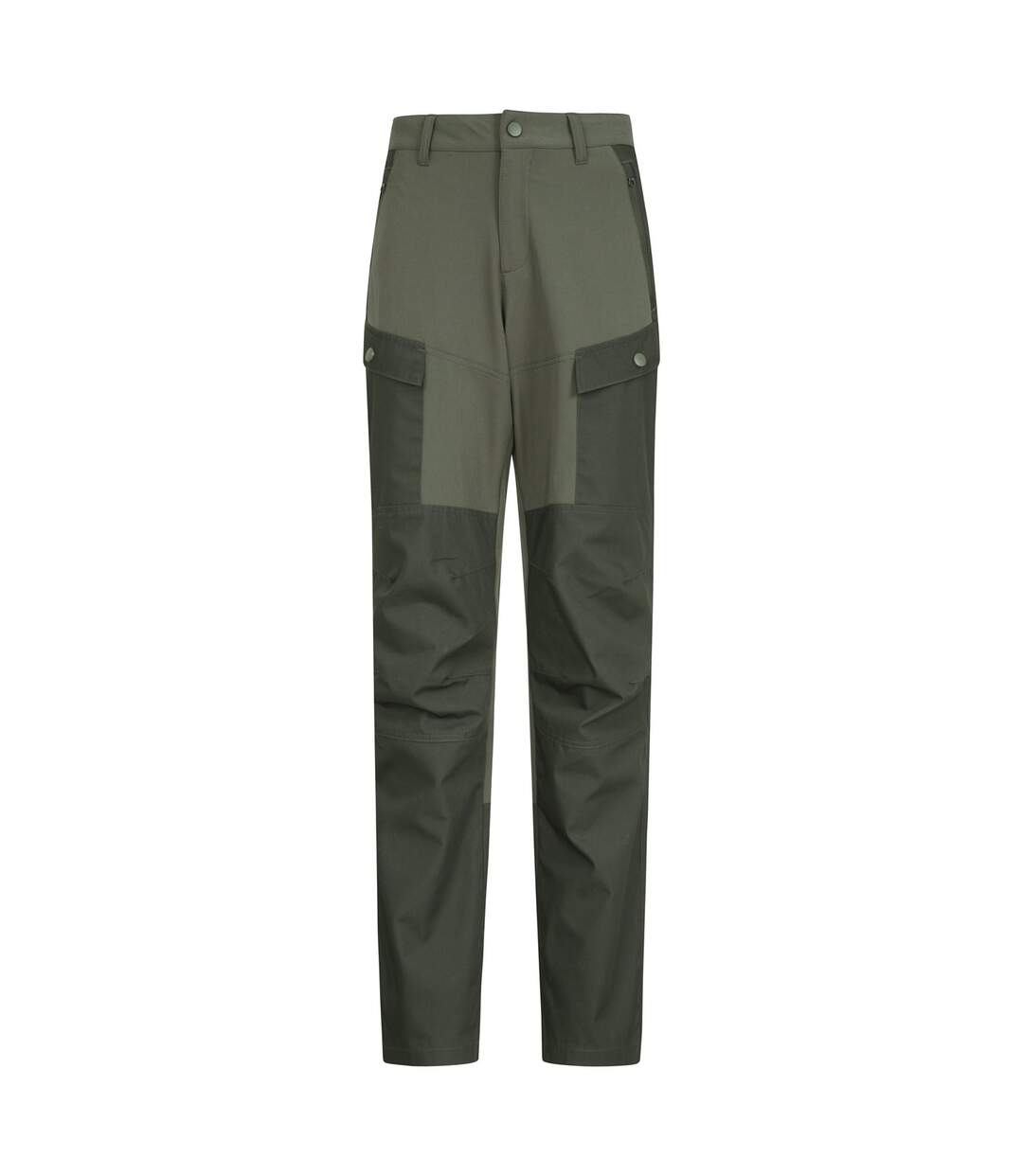 Womens/ladies Expedition Hybrid Hiking Trousers Khaki Mountain Warehouse-1