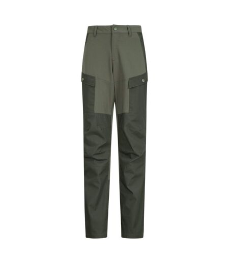 Womens/ladies Expedition Hybrid Hiking Trousers Khaki Mountain Warehouse