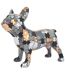 Statuette bouledogue debout en polyrésine Puzzle