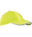 Beechfield Enhanced-viz / Hi Vis Baseball Cap / Headwear (Pack of 2) (Fluorescent Yellow) - UTRW6764