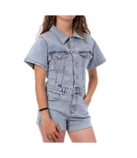 Combishort bleu clair femme monday premium - l