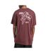 T-shirt bordeaux homme graphique oversize cupid and heart-2