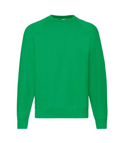 Fruit Of The Loom Mens Raglan Sleeve Belcoro® Sweatshirt (Kelly Green) - UTBC368