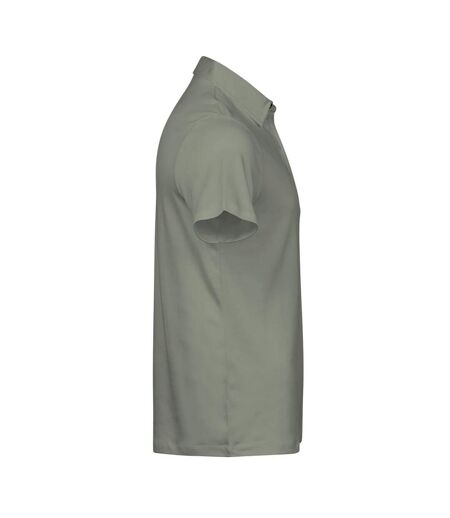 Mens Pima Cotton Interlock Polo Shirt Sage Tee Jays