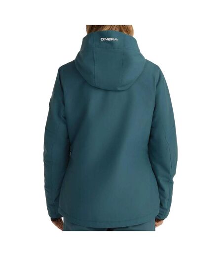 Veste de ski bleu pétrole femme o'neill aplite
