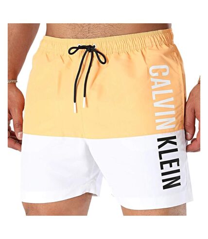 Short de bain Orange/Blanc Homme Calvin Klein Jeans KM0KM00994 - L