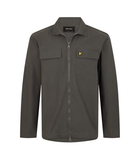 Mens Heavy Duty Shirt Jacket Gunmetal Lyle & Scott