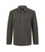 Mens Heavy Duty Shirt Jacket Gunmetal Lyle & Scott-1