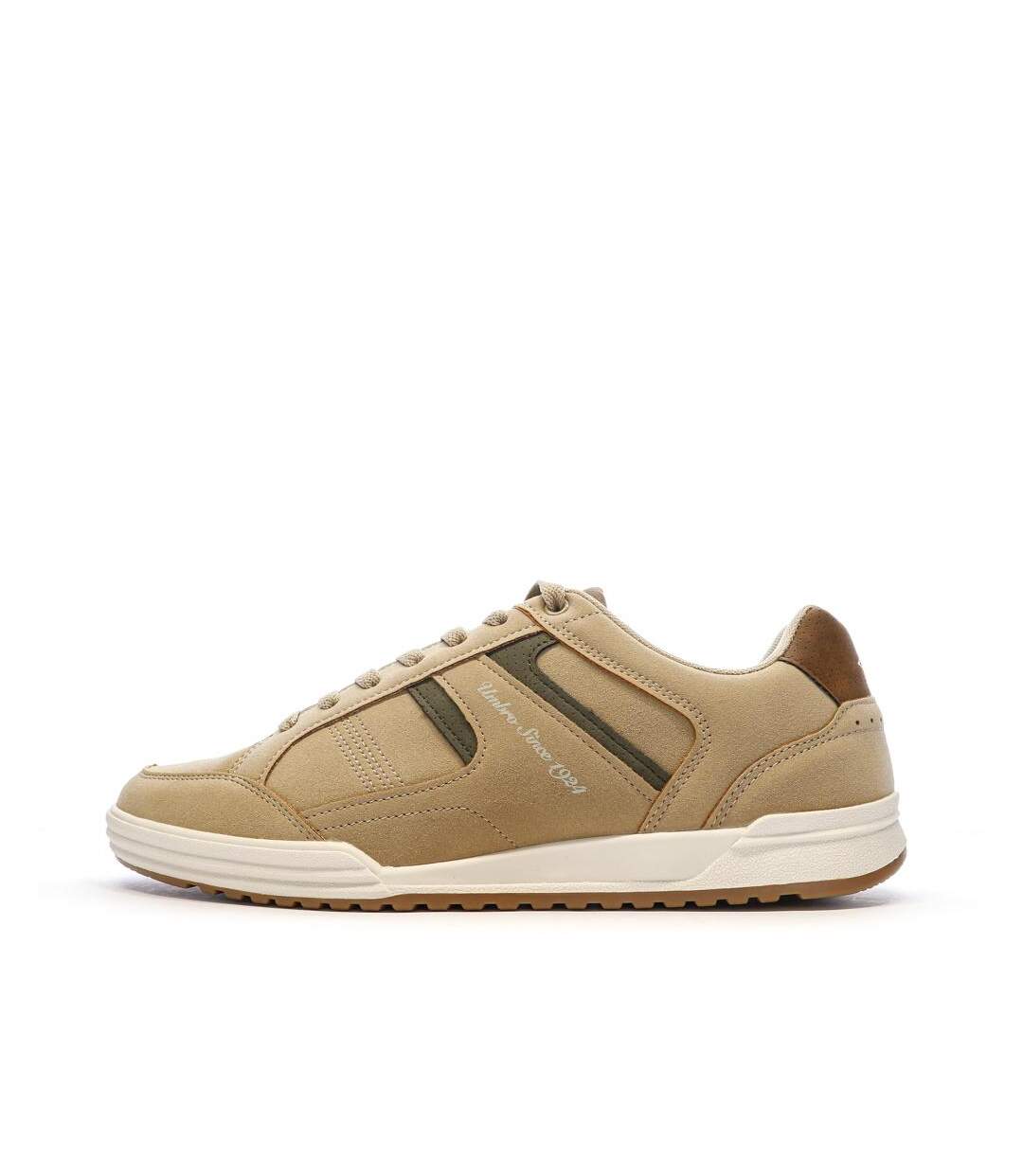 Baskets beige/kaki/marron homme umbro jade net-1