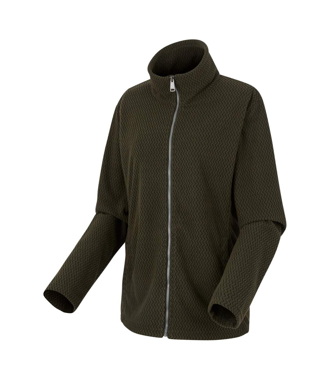Veste Polaire Heidy Femme Kaki Foncé Regatta-4