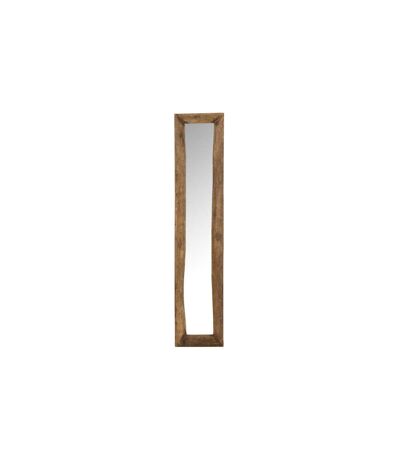 Miroir à Poser Déco en Bois Slim 120cm Marron