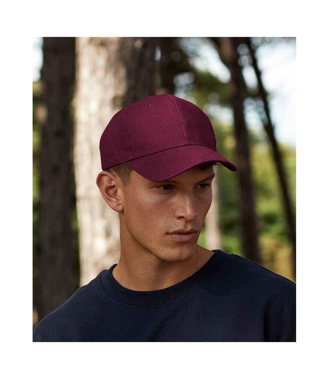 Casquette pro-style bordeaux Beechfield