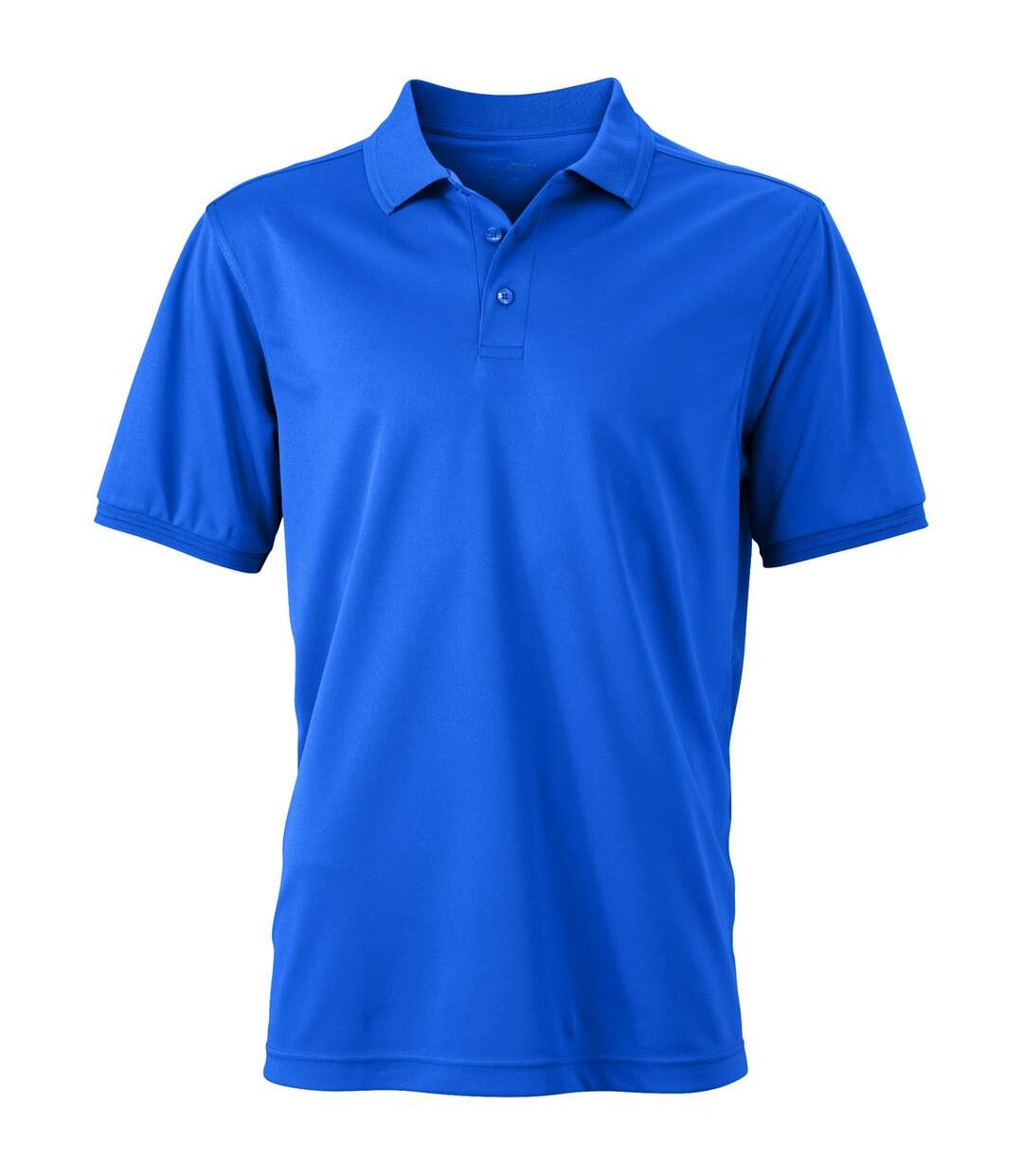 Polo micro-polyester HOMME JN576 - bleu cobalt-1