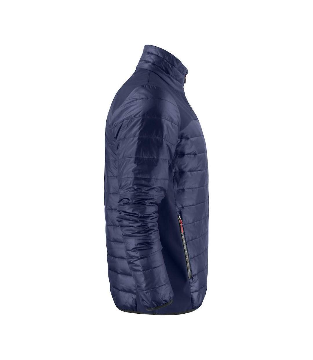 Mens Expedition Padded Jacket Navy Printer-3