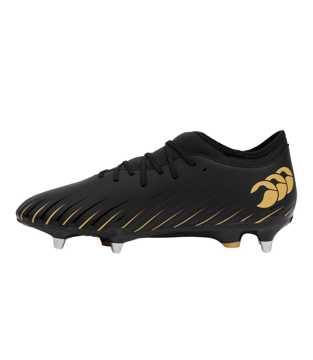 Mens Speed Falcon Team Soft Ground Rugby Boots Black Canterbury-2
