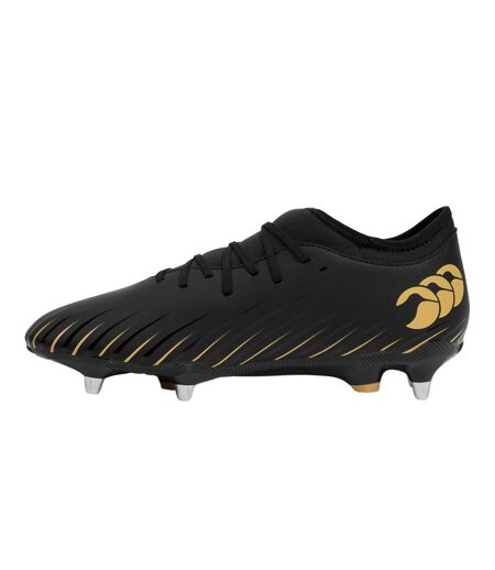 Mens Speed Falcon Team Soft Ground Rugby Boots Black Canterbury