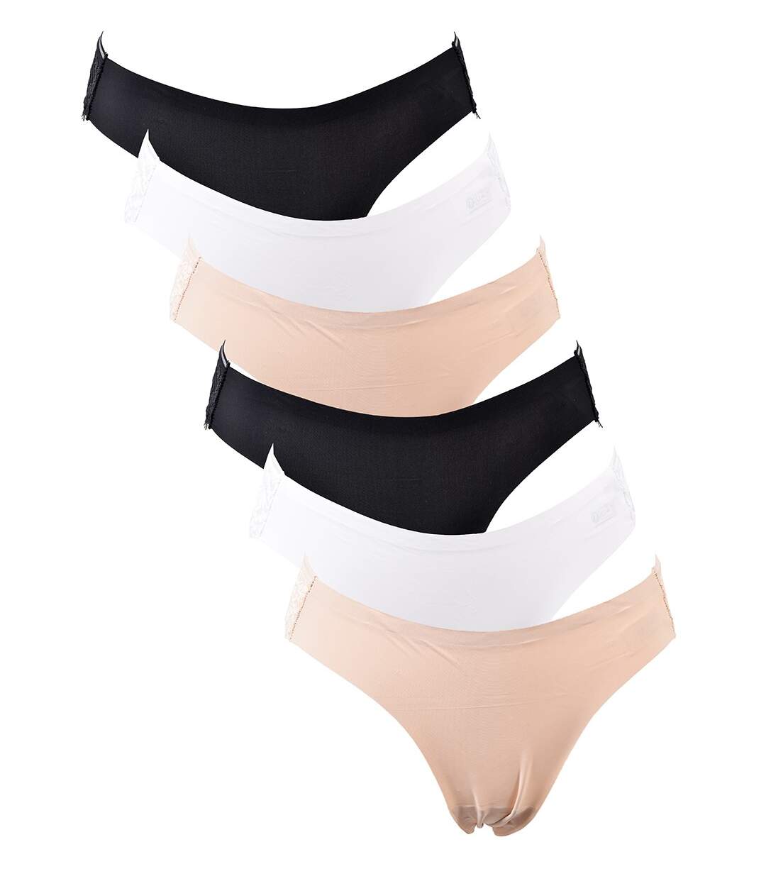 Culotte CXL By LACROIX Pack de 6 INVISIBLE DENTELLE-2