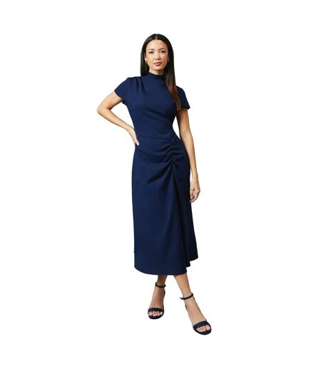 Robe mi-longue occasion femme bleu marine Principles