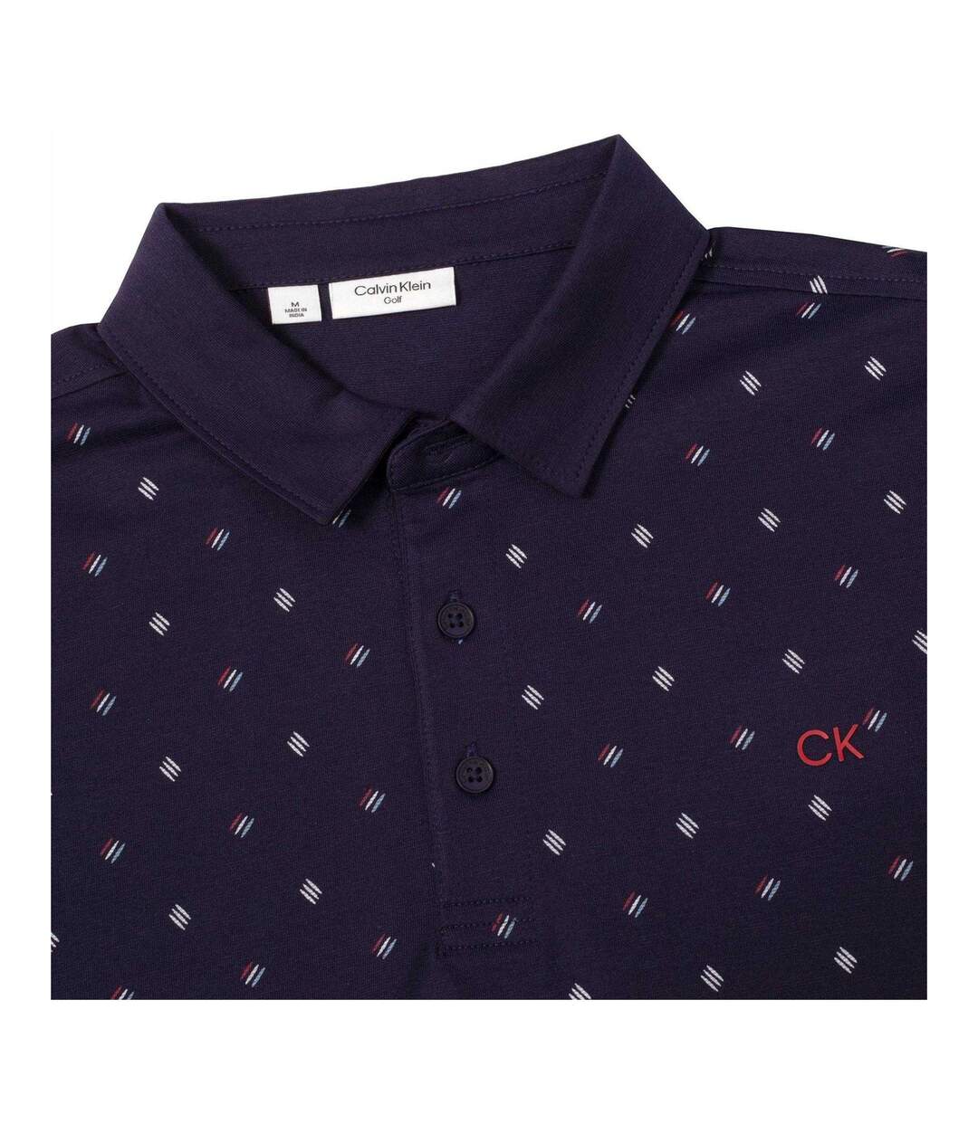 Polo Golf Motif/style Logo Homme Bleu Sombre Calvin Klein-3