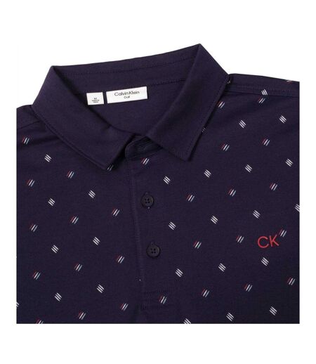 Polo Golf Motif/style Logo Homme Bleu Sombre Calvin Klein