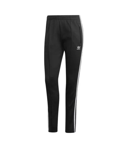 Mens Classic Joggers Black White Adidas