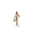 Womens/ladies Marble Polyester Asymmetric Cut Out Midi Dress Multicoloured AX Paris-1