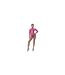 Haut De Maillot De Bain Motif/style Entrecroisé Originals Femme Rose Adidas-1