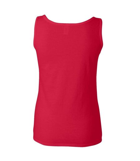 Gilet Débardeur Style Doux Pour Femmes Rouge Cerise Gildan