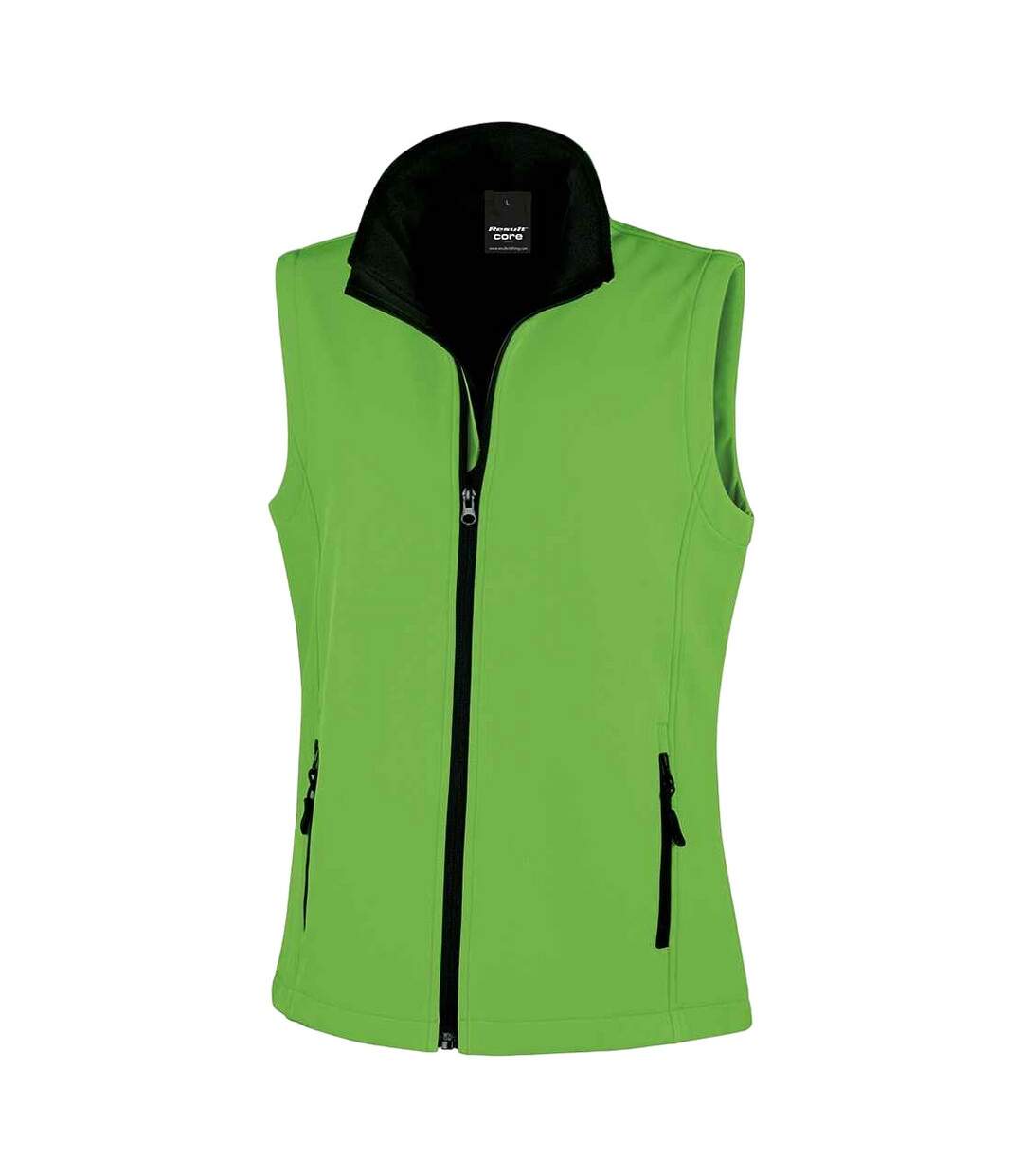 Veste sans manches core femme vert vif / noir Result