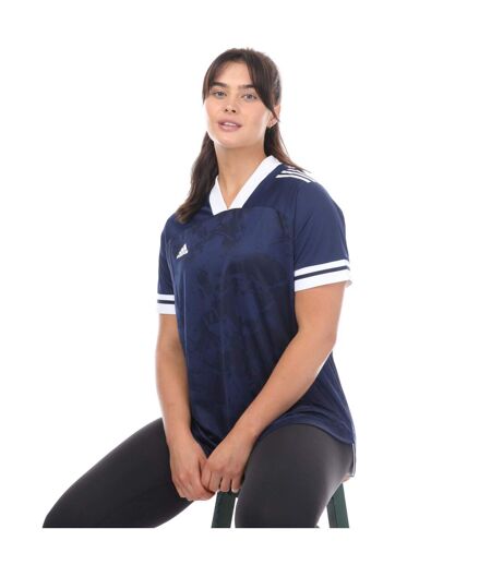 Womens/ladies Condivo 20 Jersey Navy White Adidas