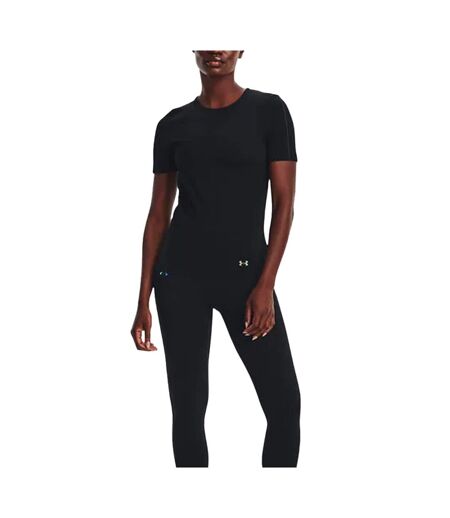 Womens/ladies Rush Seamless T-shirt Black Under Armour