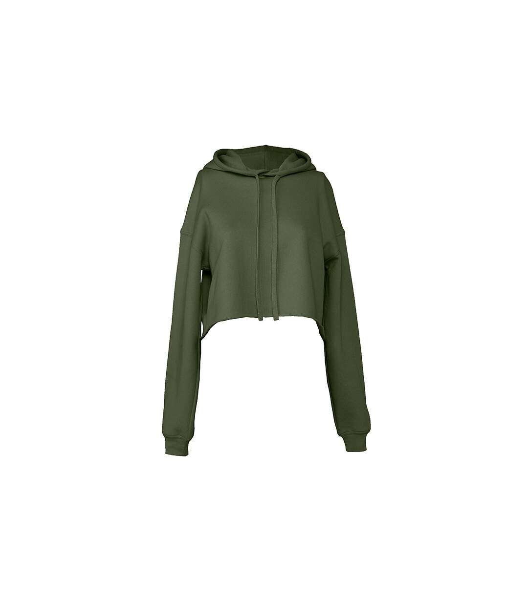 Sweat à capuche femme vert militaire Bella + Canvas