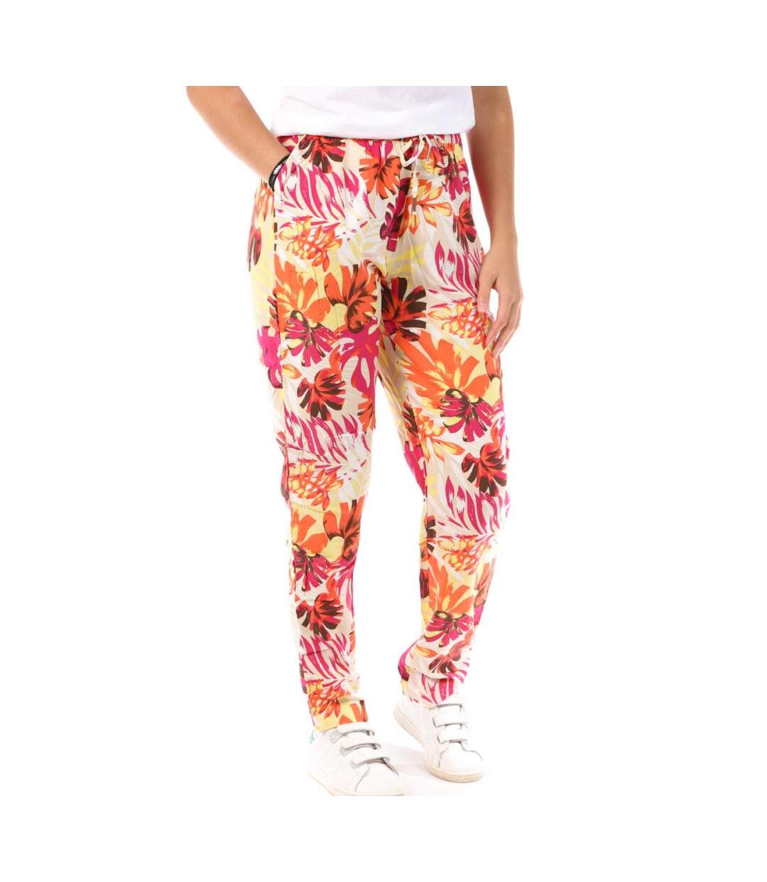 Pantalon Orange à fleurs Femme Only Nova Life - 34