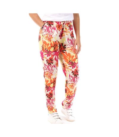 Pantalon Orange à fleurs Femme Only Nova Life - 36