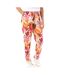 Pantalon Orange à fleurs Femme Only Nova Life - 36