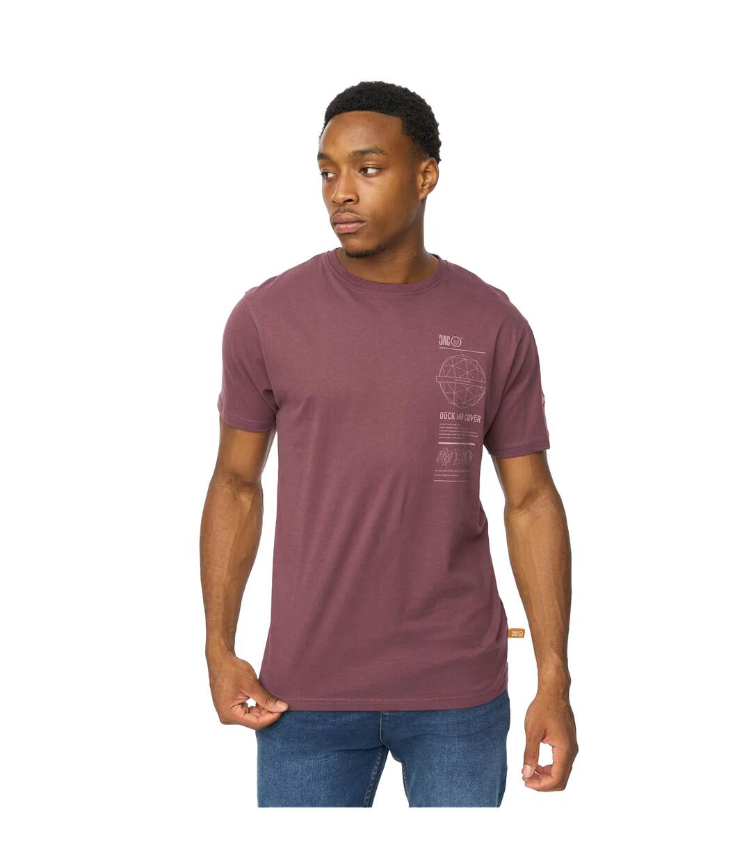 T-shirt Ashland Homme Rhum Raisin Duck And Cover-1