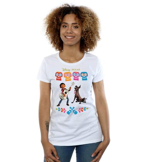 Disney - T-shirt COCO MIGUEL LOGO - Femme (Blanc) - UTBI14188