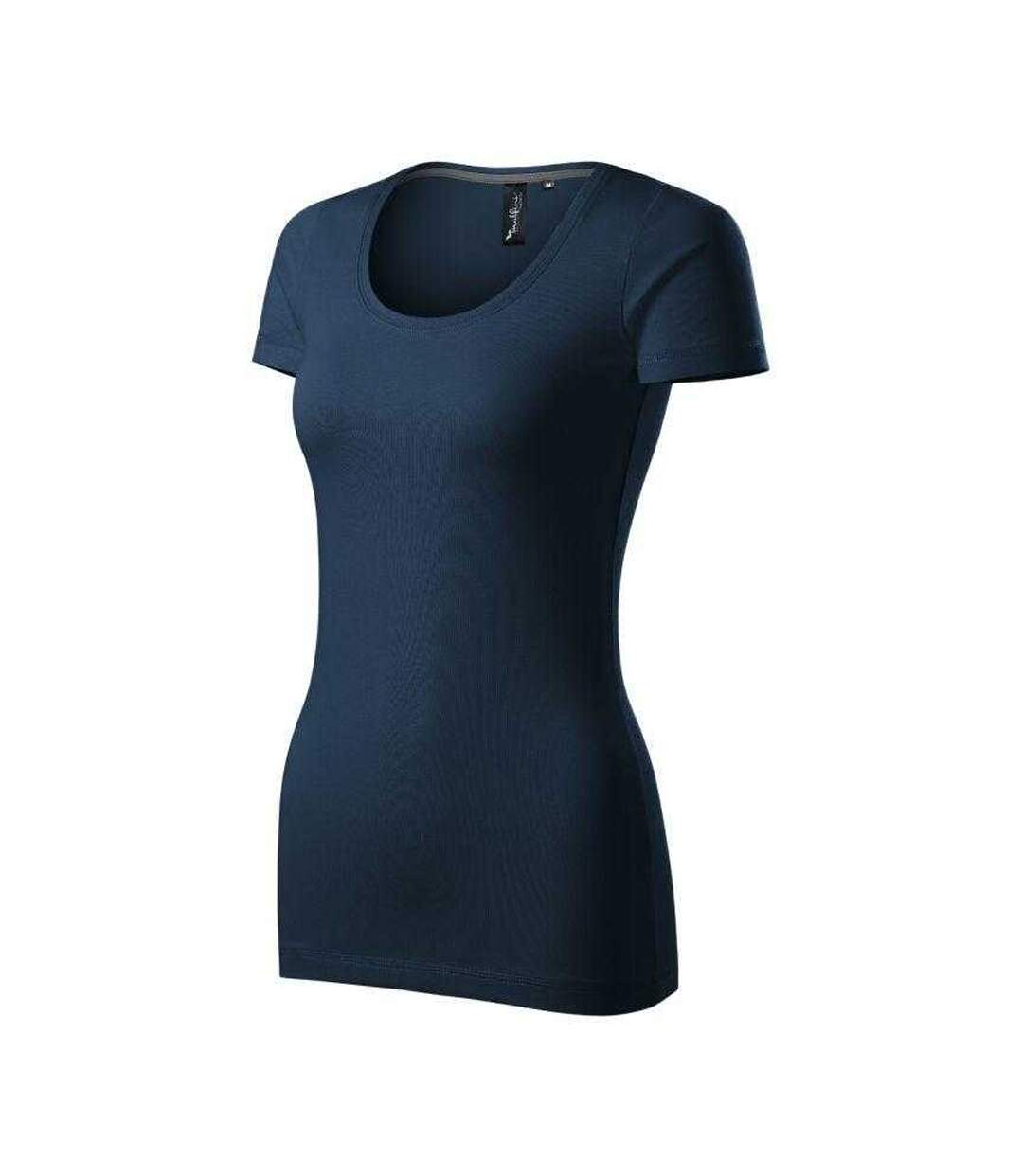 Womens/ladies Action T-shirt Navy Blue Malfini-3